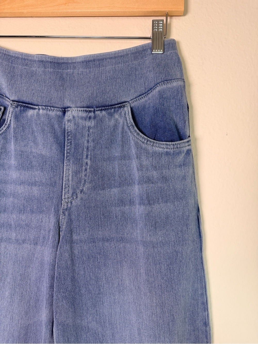 Halara Flex High Waist Baggy Wide Leg Stretch Jeans Medium Regular NWT - Picture 5 of 8